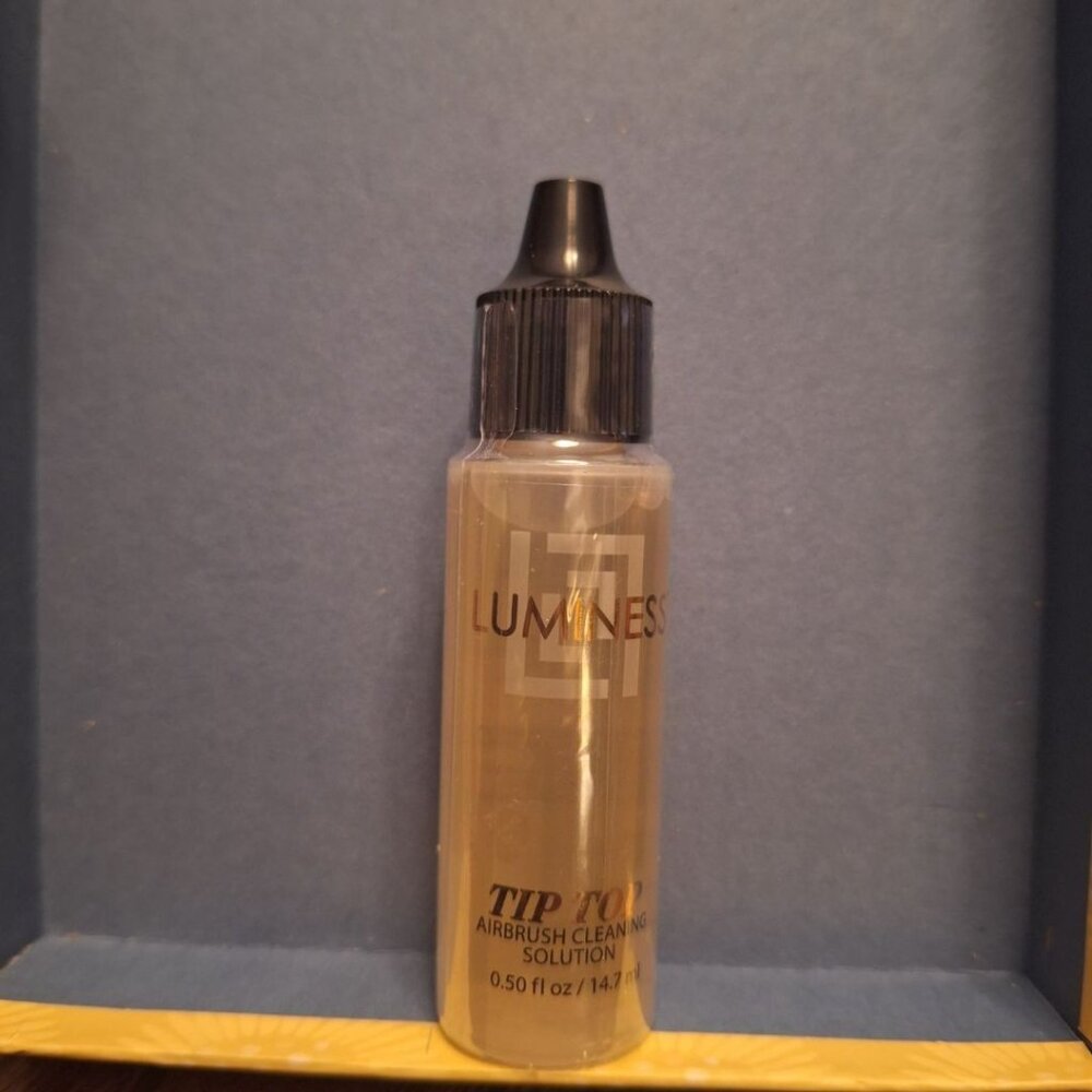Luminess Airbrush Tip Top Cleaning‎ Solution Bottle Drops 0.50fl oz USA Sealed